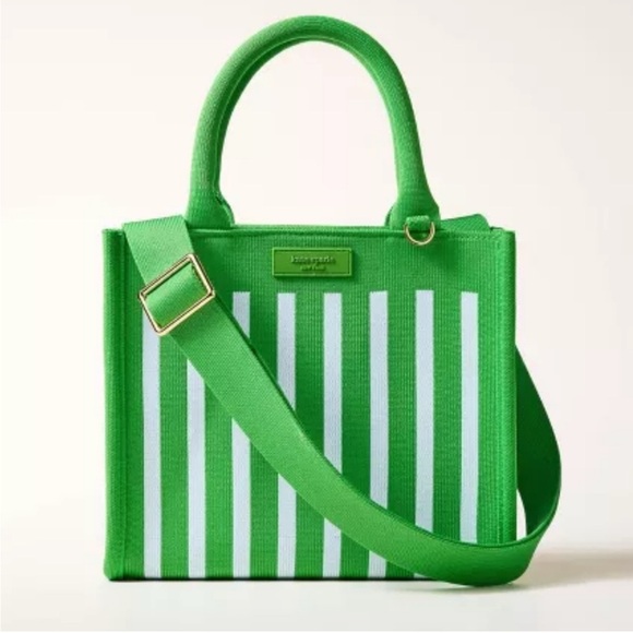 kate spade Handbags - ♠️ NWT! Kate Spade New York x Target Stripe Knit Crossbody Bag - Green/Blue